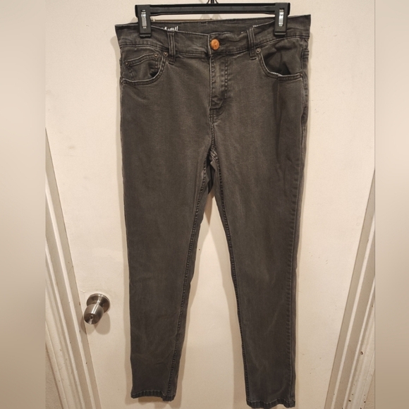 Mugsy Men's Gray Willys Style Jeans Sz 31 x 34 (33) Stretch Slim Fit Casual - Picture 1 of 8